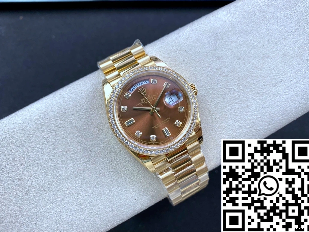 Day Rolex Dial M128348RBR-0005 Date Brown Factory EW 0416